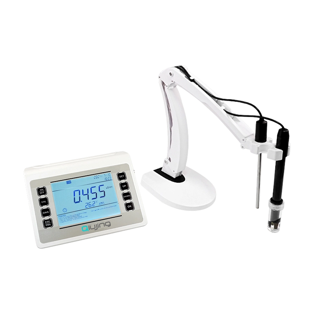 Qiujing หน้าจอ LED ที่สะดวกสบายที่เก็บข้อมูลขนาดใหญ่ในตัวการพิมพ์ Bluetooth ไร้สายเครื่องมือวัดค่าการนำไฟฟ้าที่ทนทาน P902