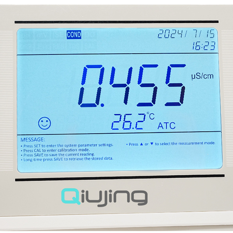 Qiujing หน้าจอ LED ที่สะดวกสบายที่เก็บข้อมูลขนาดใหญ่ในตัวการพิมพ์ Bluetooth ไร้สายเครื่องมือวัดค่าการนำไฟฟ้าที่ทนทาน P902 Qiujing หน้าจอ LED ที่สะดวกสบายที่เก็บข้อมูลขนาดใหญ่ในตัวการพิมพ์ Bluetooth ไร้สายเครื่องมือวัดค่าการนำไฟฟ้าที่ทนทาน P902