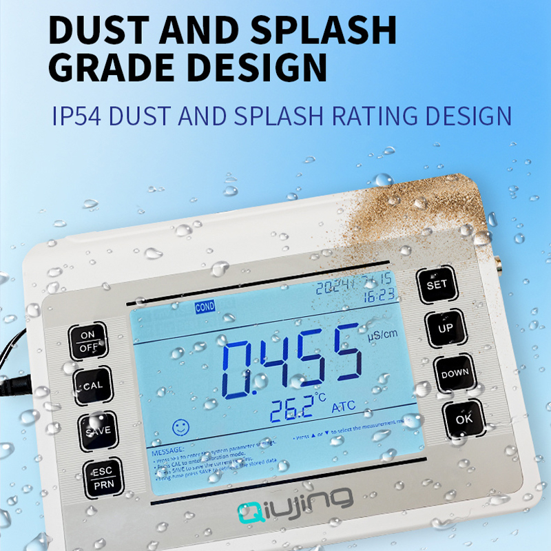 Qiujing หน้าจอ LED ที่สะดวกสบายที่เก็บข้อมูลขนาดใหญ่ในตัวการพิมพ์ Bluetooth ไร้สายเครื่องมือวัดค่าการนำไฟฟ้าที่ทนทาน P902 Qiujing หน้าจอ LED ที่สะดวกสบายที่เก็บข้อมูลขนาดใหญ่ในตัวการพิมพ์ Bluetooth ไร้สายเครื่องมือวัดค่าการนำไฟฟ้าที่ทนทาน P902